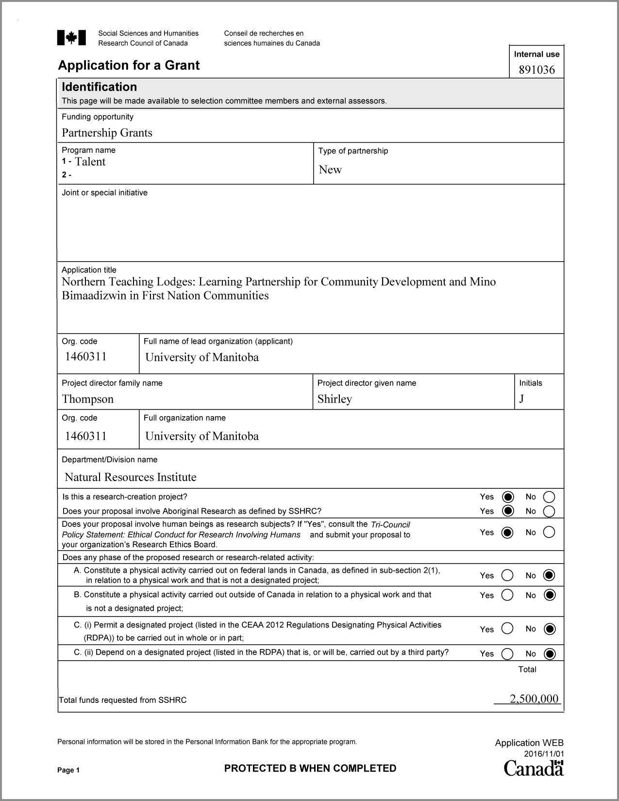 Partnership Docs – Mino Bimaadiziwin Partnership